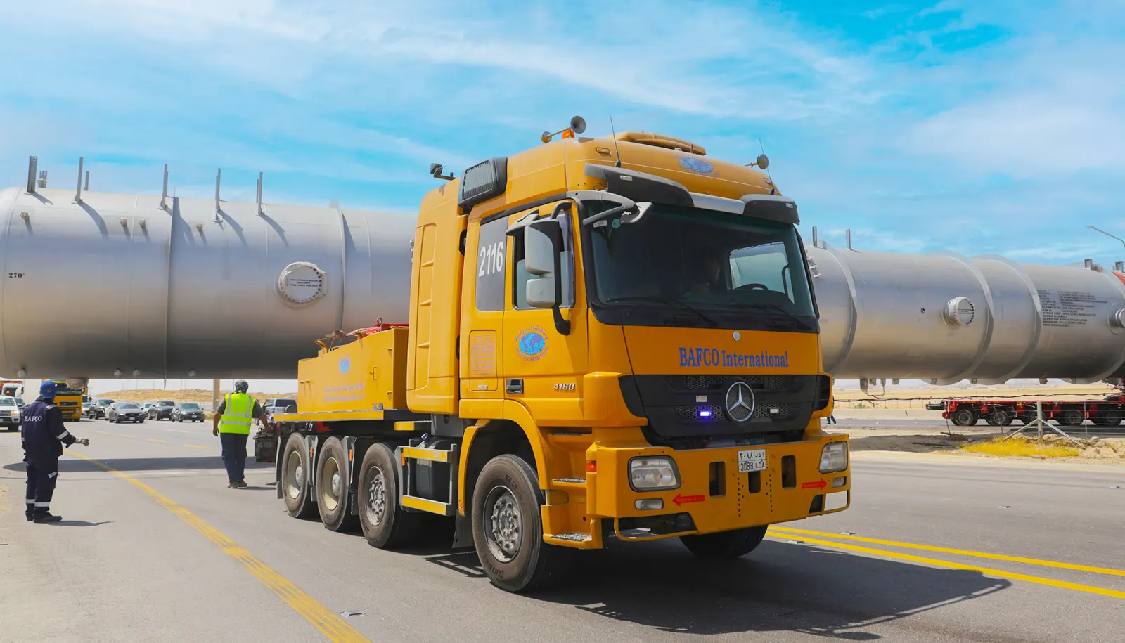Project cargo handling in Saudi Arabia — BAFCO heavy-lift and break-bulk shipping